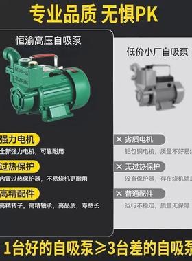 ZDB19835/4565高自吸/泵管道压抽水泵家用220v增自来水全屋压增压