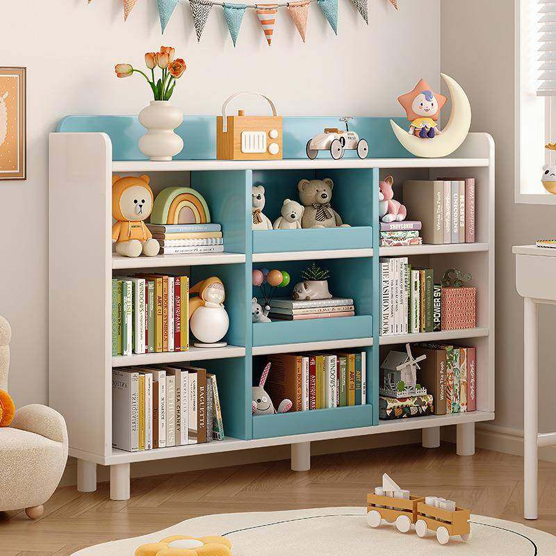 实木生态书架落地儿童阅读区置物架学生家用储物玩具收纳架矮书柜,影音电器,DIY配件,淘宝优惠券,粉丝福利购,淘宝优惠卷