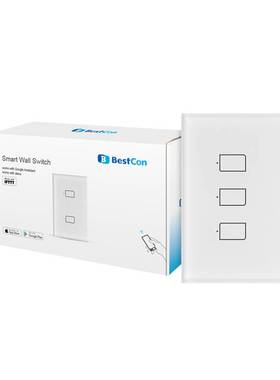 博联Bestcon TC2S UK US EU智能触摸开关定时APP需搭配RM4 PRO