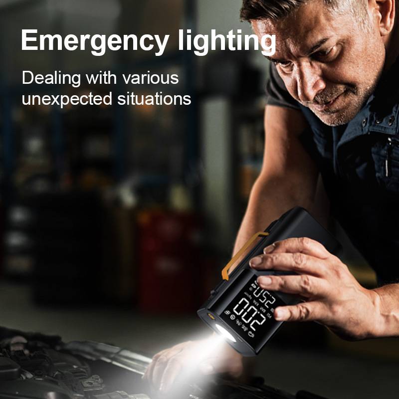 ［QS213］汽车启动电源充气泵鼓风一体搭电宝多功能打火启动器