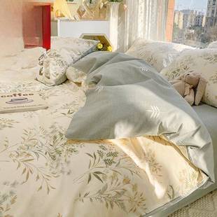 2025新款 田园风纯棉被套单件被罩单双人150x200x230