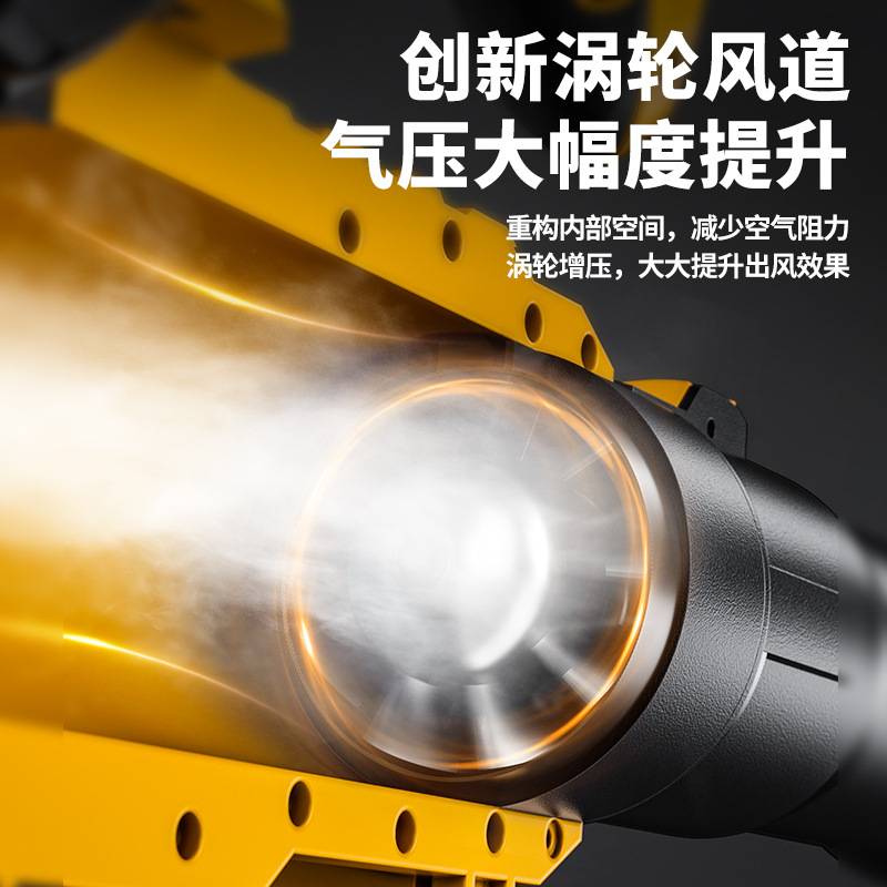 万牛电动吹风机家用充电式锂电鼓风机无线大型吹叶机吹灰机暴风机