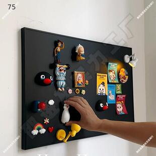 磁吸黑板电表箱遮丑配电箱遮挡装饰画免打孔新款冰箱贴展示板