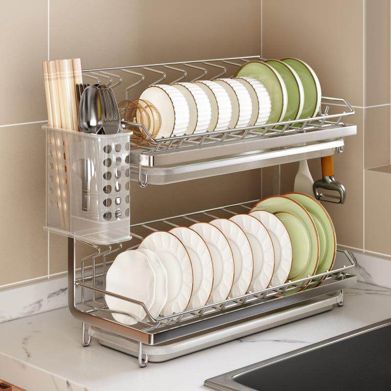碗架沥水架304不锈钢窄边款小型厨房置物架放碗筷碗盘碗碟收纳架,厨房/烹饪用具,抹布架/厨房清洁收纳架,淘宝优惠券,粉丝福利购,淘宝优惠卷