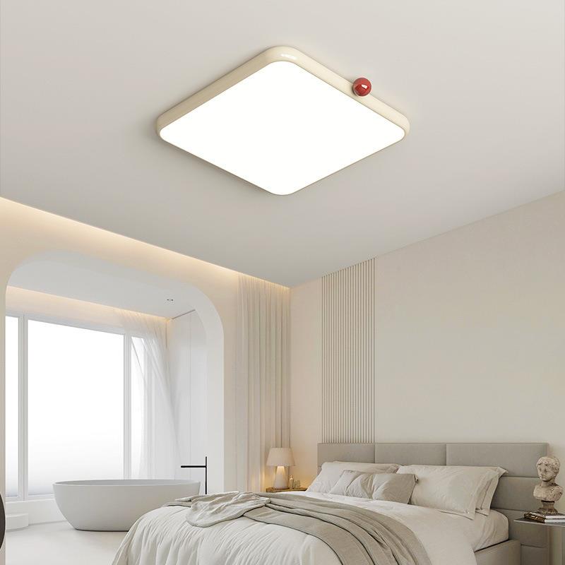 客厅吸顶灯约简现代大气用间卧家室灯法式奶油风鹅卵石857大房厅