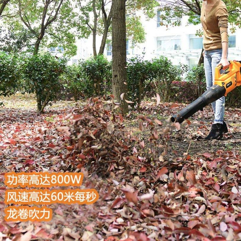 58V手提式大功率充电式吹风机无线鼓风机马路吹树叶吹叶机