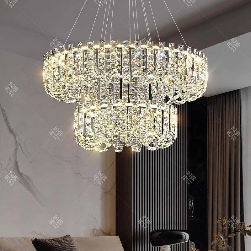 客厅厅水晶吊灯5轻奢主灯现561代简意约大气高端202新款式餐卧室