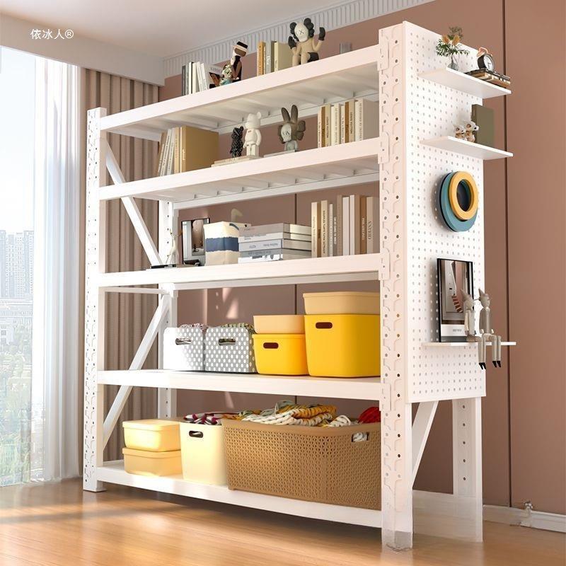 加厚置物架落地多层阳台仓库储物架地下室杂物下空式收纳铁架子