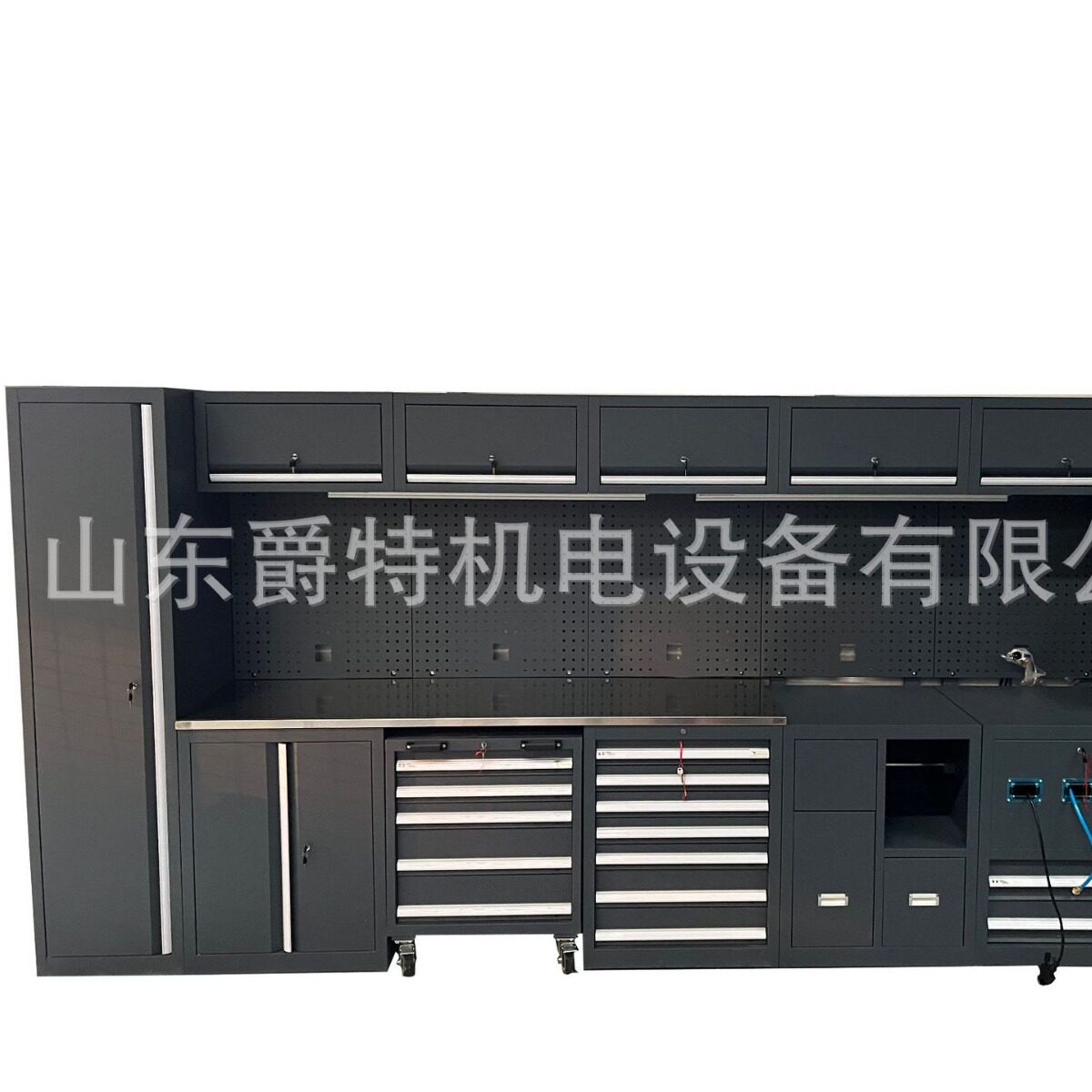 爵特机电组合柜汽修工作站抽屉式多功能组合维修铁皮柜子工具柜