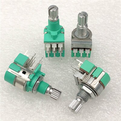 昇威RD12型带旋转开关电位器 双联B10K 单联B50K蓝牙音箱音量调节