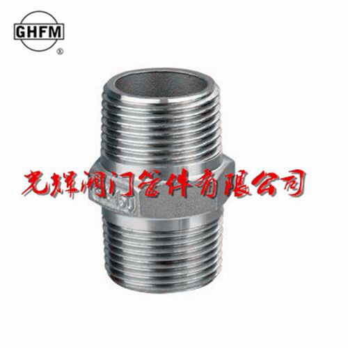 304不锈钢六角外丝精铸外丝水暖配件无缝水管接头不锈钢对丝