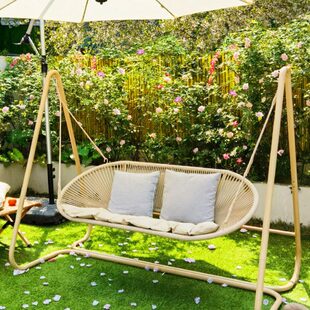 莫家户外庭院阳台家用多人秋千室外花园摇椅别墅小院网红双人吊椅