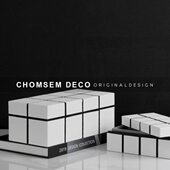 简约现代样板房间家居卧室梳妆台收纳盒创意首饰盒桌面软装 饰品盒