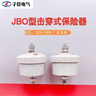 低压避雷器击穿式保险器JBO-220V 380V 500V陶瓷击穿保险直销现货