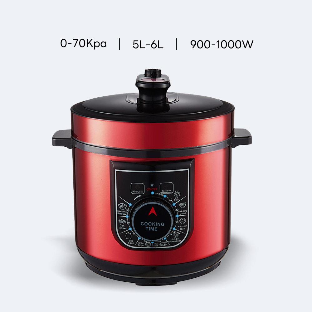 ricecooker电压力锅机械旋钮款式定时器家用5L6L压锅工厂多功能