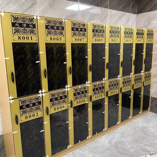 足浴中心柜d子感应锁更衣柜木质 木制洗浴中心澡堂换衣柜防水