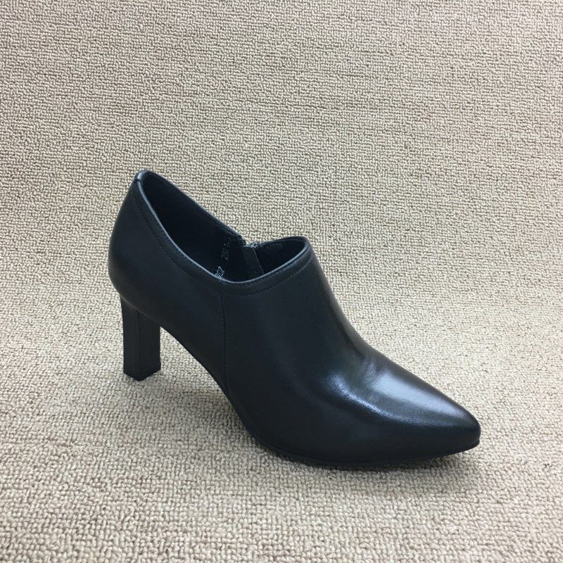 高跟鞋女2023年春季断码处理真皮女鞋百搭深口尖头牛皮气质女单鞋,女鞋,深口单鞋,淘宝优惠券,粉丝福利购,淘宝优惠卷