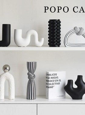 高级现代抽象摆件艺术高档客厅酒柜电视机柜家居装饰品样板房摆设