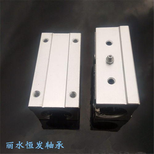 木工推台锯直线导轨 光轴 开口直线轴承加长箱式滑块SBR12LUU-50L