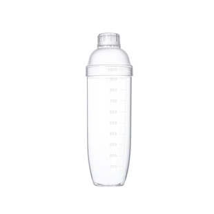 雪克杯 摇摇杯 手摇带刻度奶茶店专用PC塑料雪克壶700ml调酒器套装