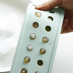 蓝莲花铂金硅胶绿色粉色小冰球冰格冰块冰粒易脱膜安全卫生实用