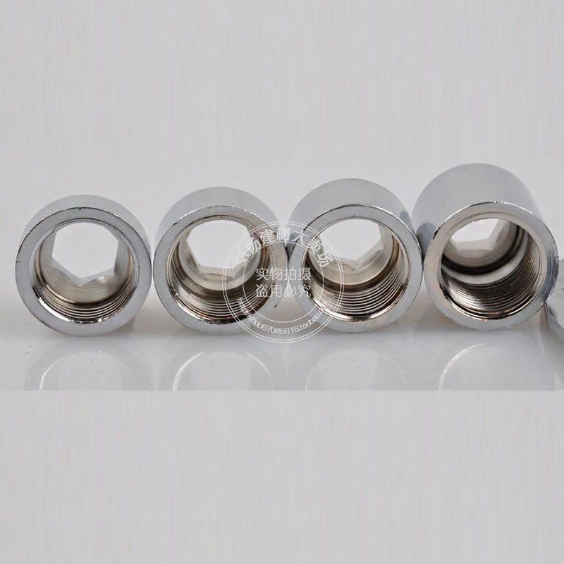 加长不锈钢内外丝直接头水管全铜延长接头 4分直接1 1.5 2 3公分