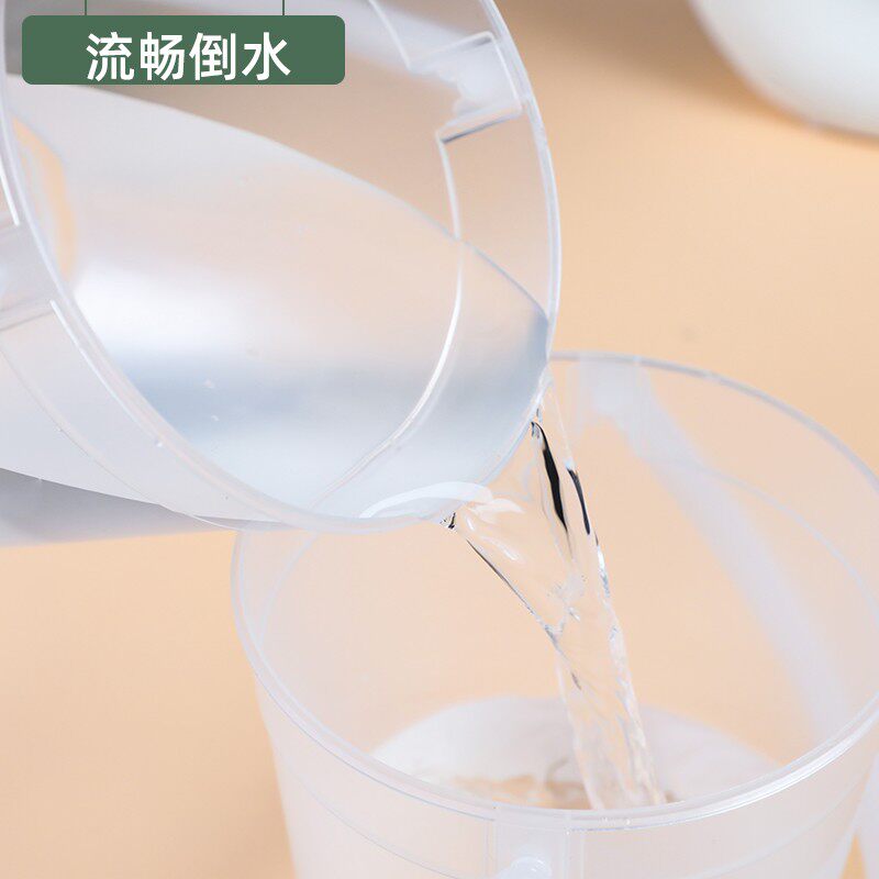 无盖透明小桶手提可拆卸打包桶1L圆桶小号美术画画洗笔桶调色画桶