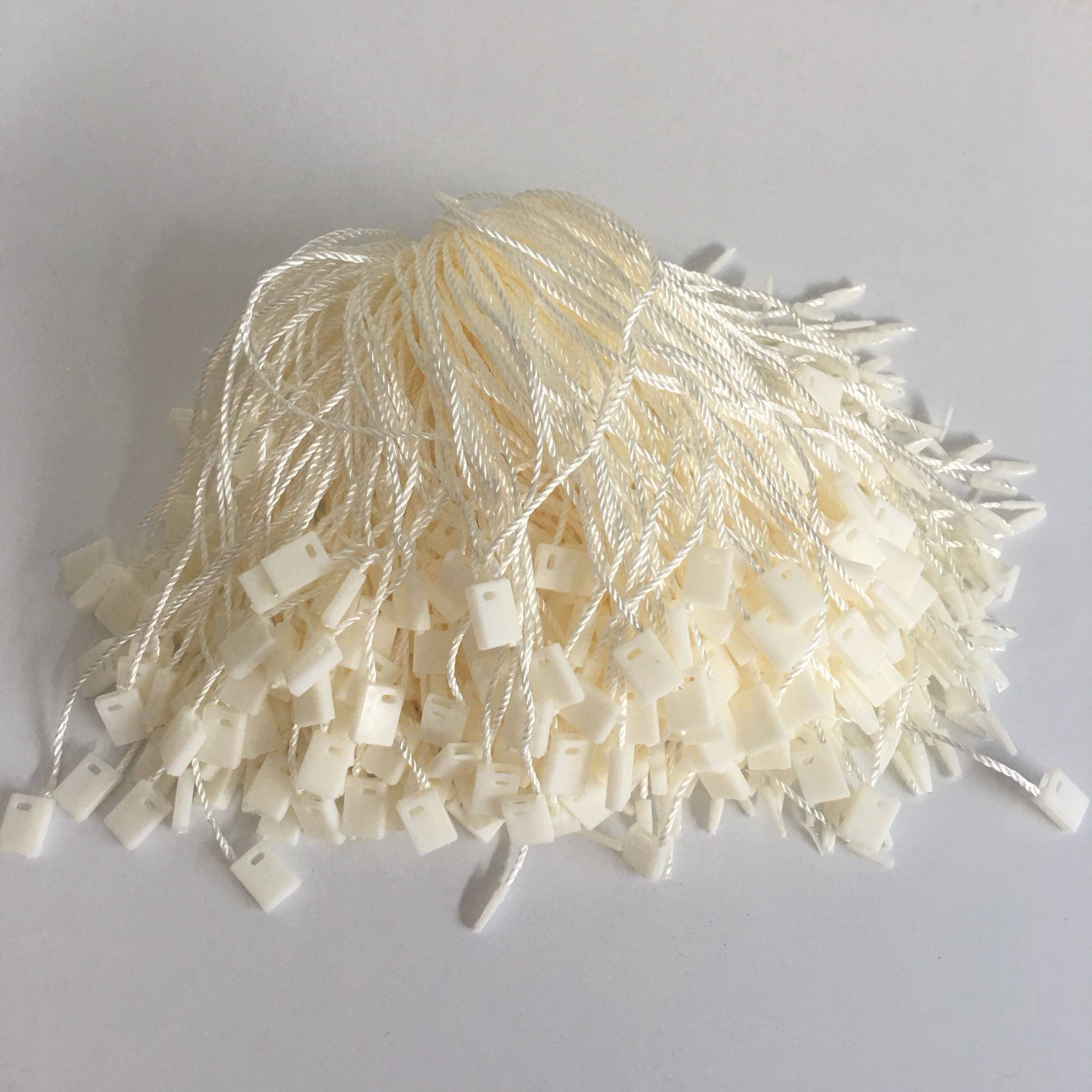 包邮 高档服装吊牌绳子塑料线子母扣吊粒手穿针标签绳吊牌一包3捆
