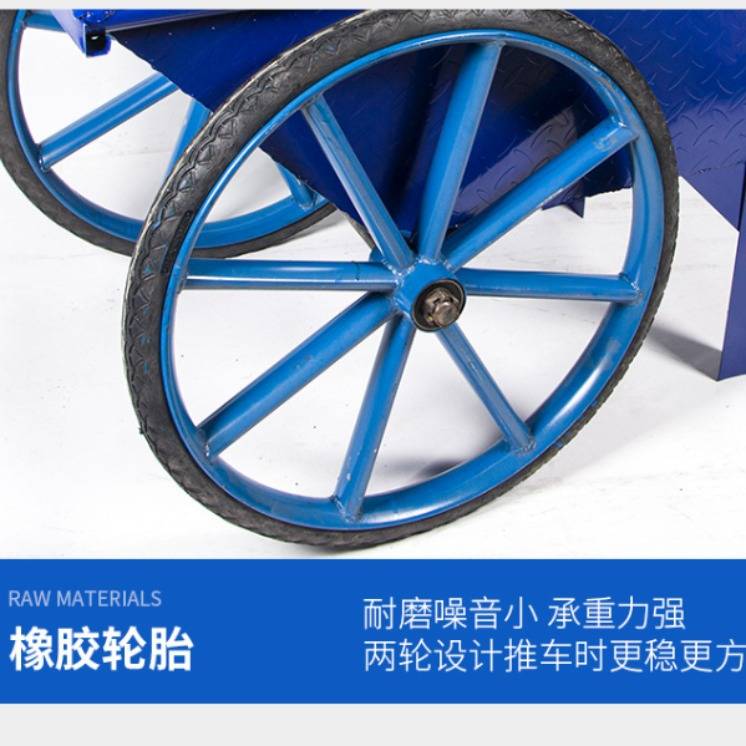 喷塑尖斗车加厚建筑劳动工程手推铁斗车工地人力家用泥沙斗车手推