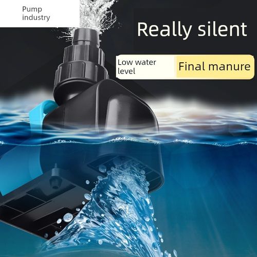 新界鱼缸过滤器循环水泵超静音变频水泵鱼缸换水泵底吸式循环潜水