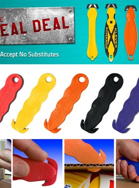 美国Klever Kutter安全开箱刀美工刀薄膜裁切刀包裹缠绕膜安全刀