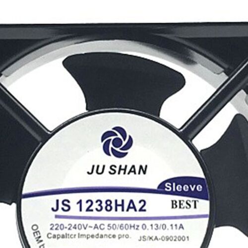 JS1238HA2 JUSHAN AC 220V 120*120*38mm 12厘米机柜散热风扇风机
