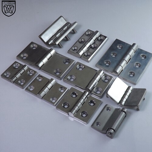 安望精铸不锈钢304重型工业合页 加厚配电箱电柜铰链平开合页折页