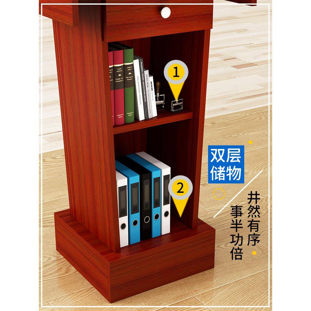 会议室讲师台桌演约讲台讲桌台教演讲HD025-YY台发台简现代迎宾言