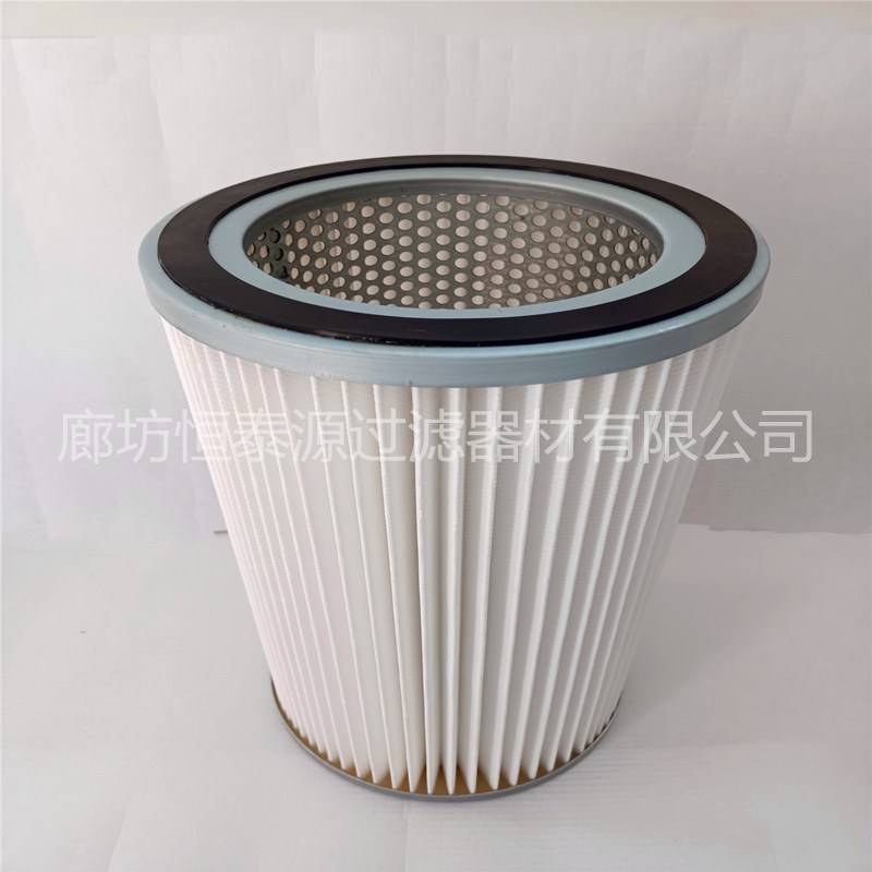 喷砂除尘滤芯 钻机焊烟净化器六耳快拆阻燃除尘滤芯