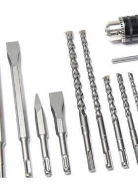 18支D箱装钻IOV凿夹头套装四坑铝电锤头组套71180两槽钻两坑穿墙