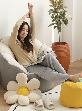 人懒沙发榻榻米躺可YUC卧网红座室椅可卧客厅单人沙发休闲可拆洗