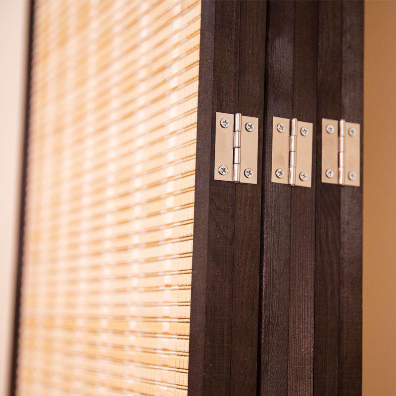 中屏风折叠隔断简约代现客厅玄店关墙折屏酒式养生馆实LUM木竹屏