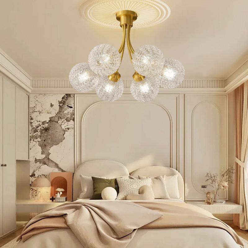 法式轻奢设计师全铜吸顶灯626美别宿墅酒店样板房民厅客书房式卧