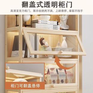 407展水示柜松木书柜玩具书收纳一体玩架具置物收纳架架防储物柜