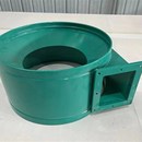 木工吸尘风机配件变径布袋木工吸尘器风叶除尘引风机出风口集尘袋