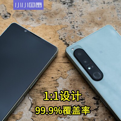 小小鱼雷适用索尼Xperia1IV钢化膜X1IV后膜磨砂背膜全屏玻璃膜指