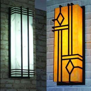 墙壁灯景观灯庭院灯户外防水中式复古仿云石别墅酒店门柱柱头灯