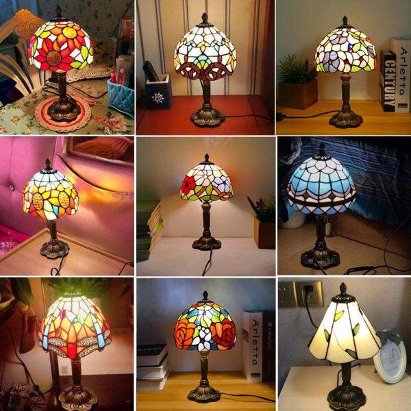 现代简约地中海田园礼品台灯卧室咖啡厅灯具温馨学生床头小夜灯饰