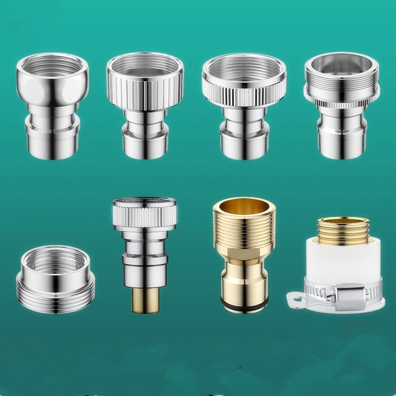 全铜全自动洗衣机水龙头4分水A嘴不锈钢转接头进水管通用配件接口