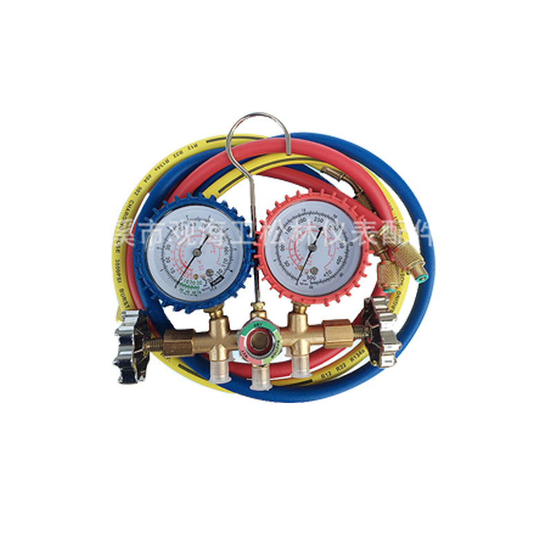 现货速发 汽车空调14a冷媒表 加雪种I表 加氟工具制冷表 无视镜