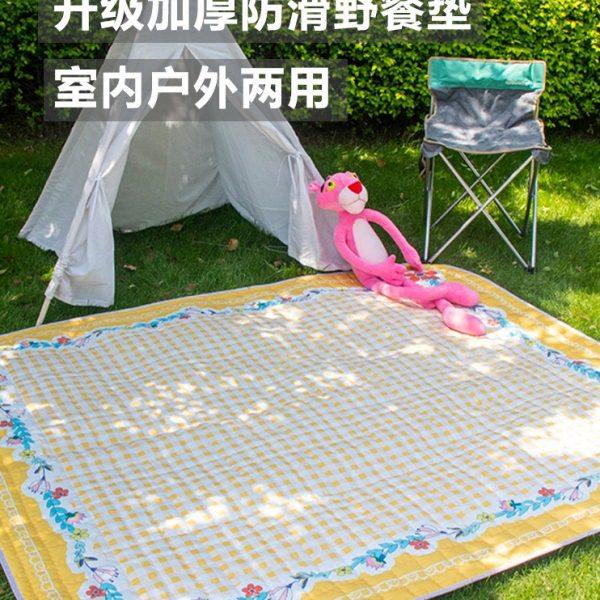 户外加厚野餐垫加大防水春游垫防潮垫宝宝爬爬垫野外露营帐篷地垫