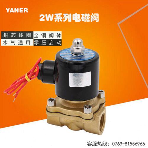 全铜常闭型 电磁阀.水阀 2W-025/040/160/200/400/500