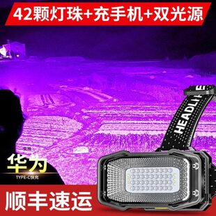 头戴式蝎子灯2024新款专用强光款大功率型红光头灯养蜂专用手电筒