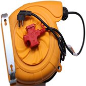 欧维尔电鼓12米2 212 1.5自动卷管器电管卷轮座排插伸缩吊轮OW